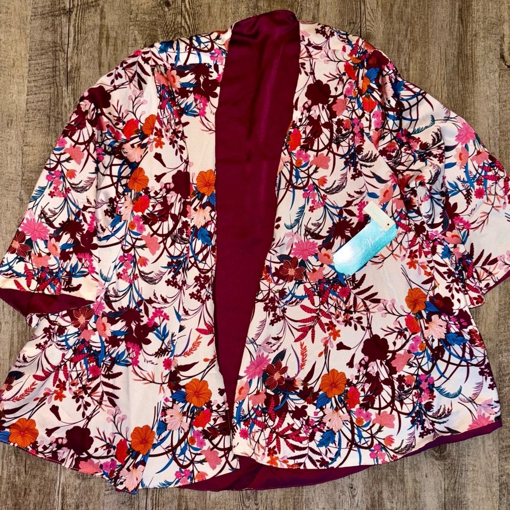 Pioneer Woman Floral Kimono Cardigan New